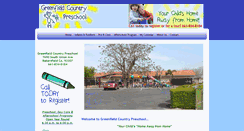 Desktop Screenshot of greenfieldcountrypreschool.com